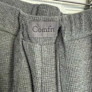 Comfrt Women's waffle Gray Pants